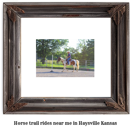 horse trail rides near me in Haysville, Kansas